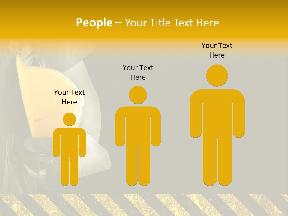 Osh Worker Texture PowerPoint Template