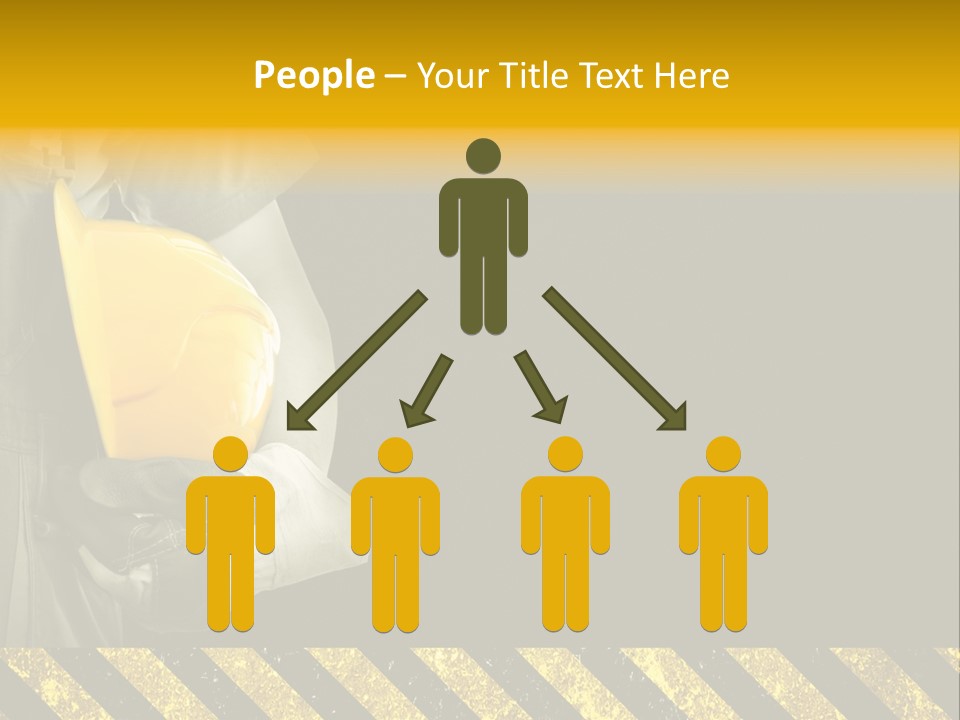 Osh Worker Texture PowerPoint Template