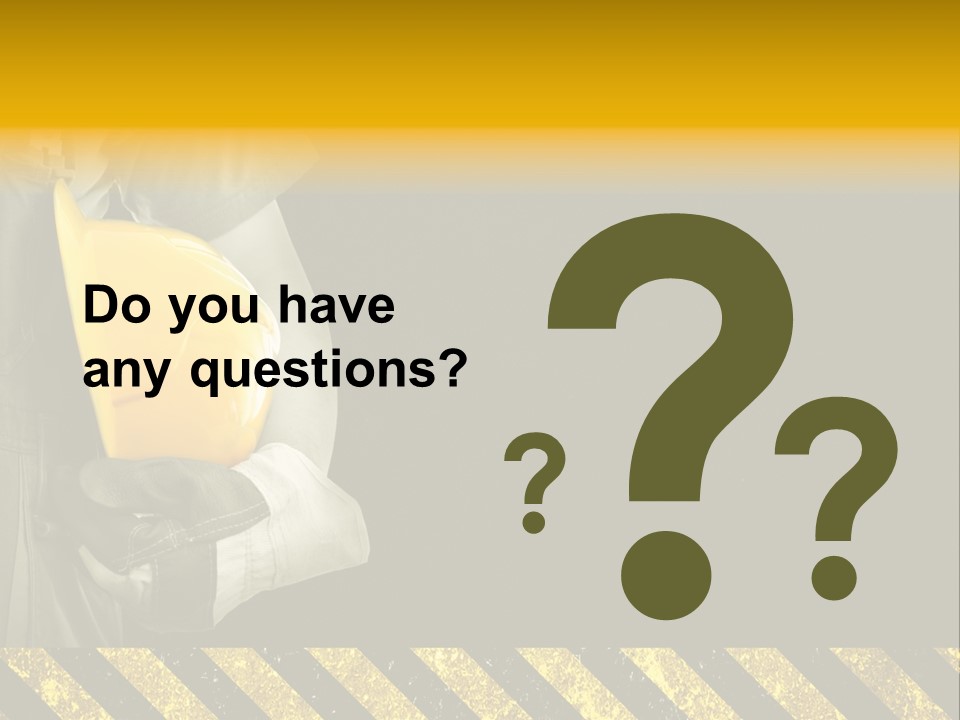 Osh Worker Texture PowerPoint Template