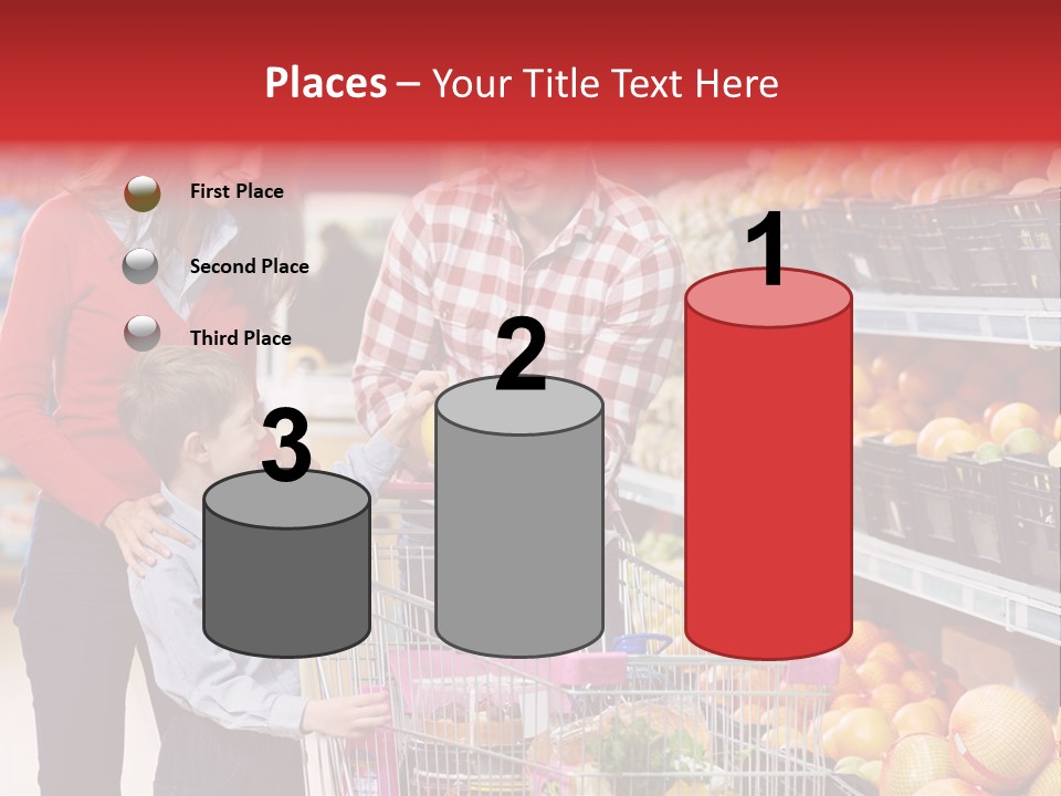 Woman People Marketplace PowerPoint Template