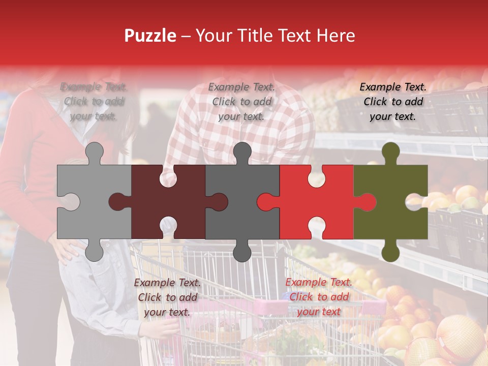 Woman People Marketplace PowerPoint Template