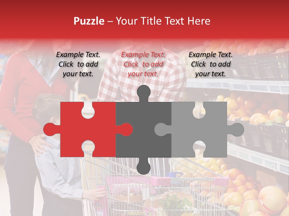 Woman People Marketplace PowerPoint Template