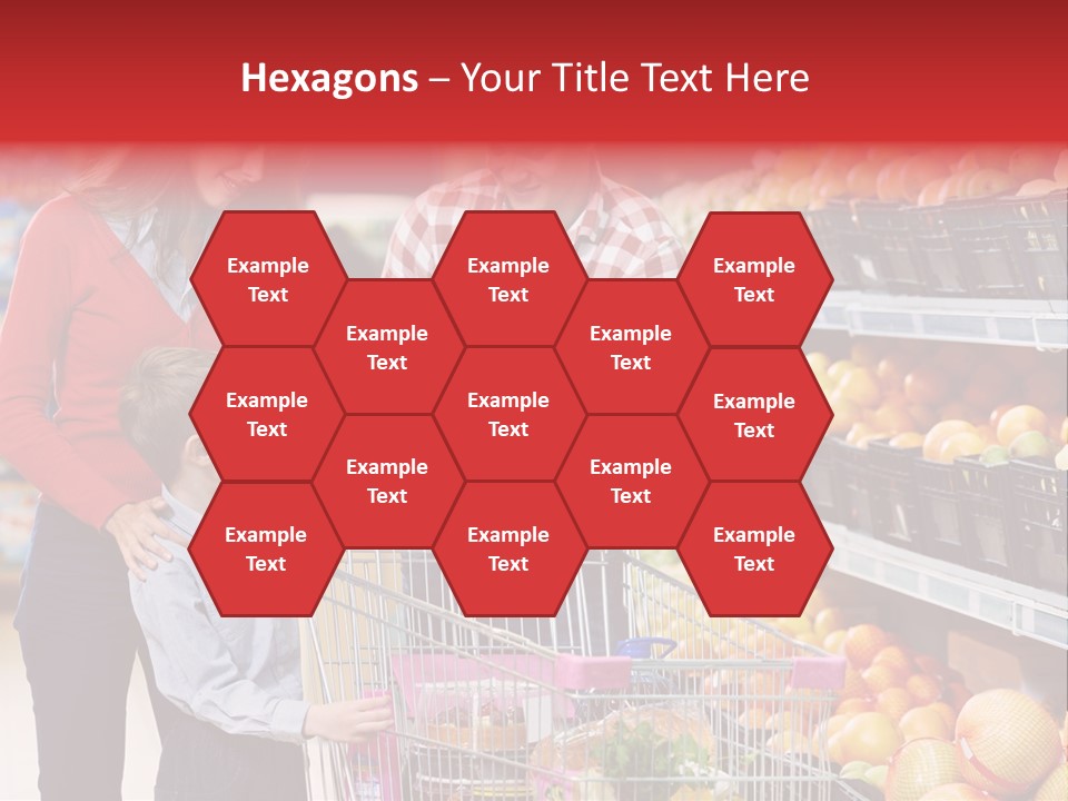 Woman People Marketplace PowerPoint Template