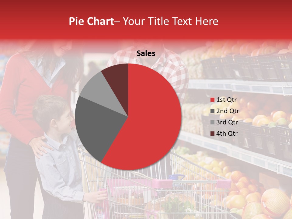 Woman People Marketplace PowerPoint Template