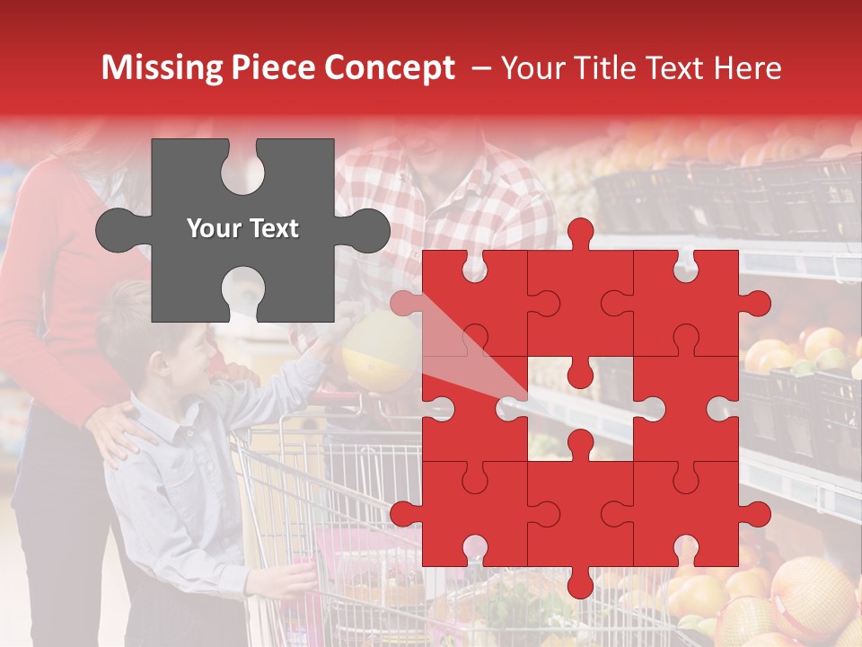 Woman People Marketplace PowerPoint Template