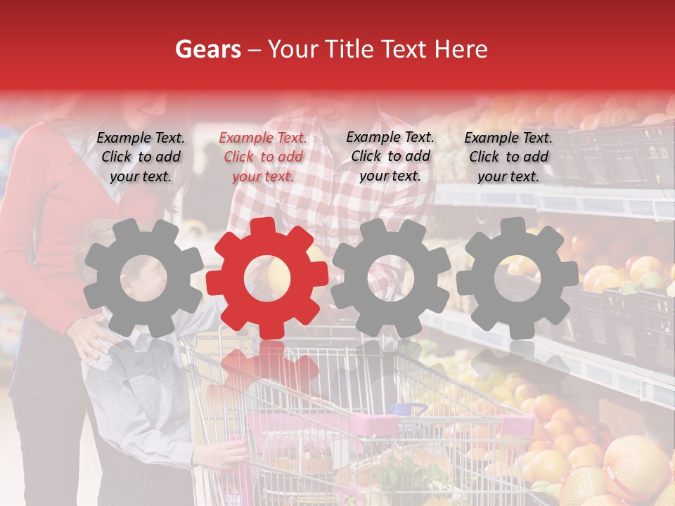 Woman People Marketplace PowerPoint Template