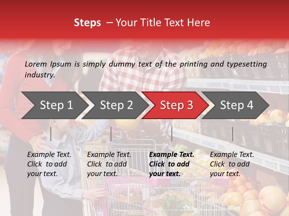 Woman People Marketplace PowerPoint Template