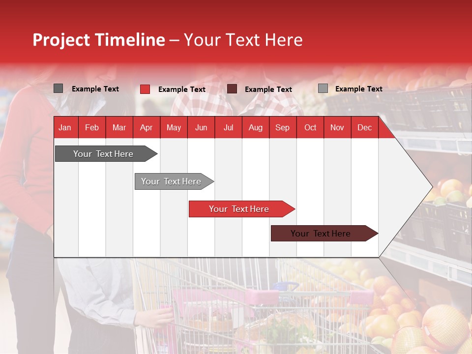 Woman People Marketplace PowerPoint Template