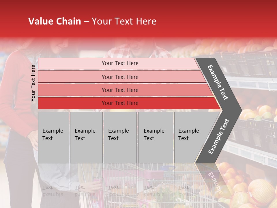 Woman People Marketplace PowerPoint Template