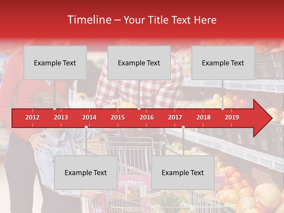 Woman People Marketplace PowerPoint Template