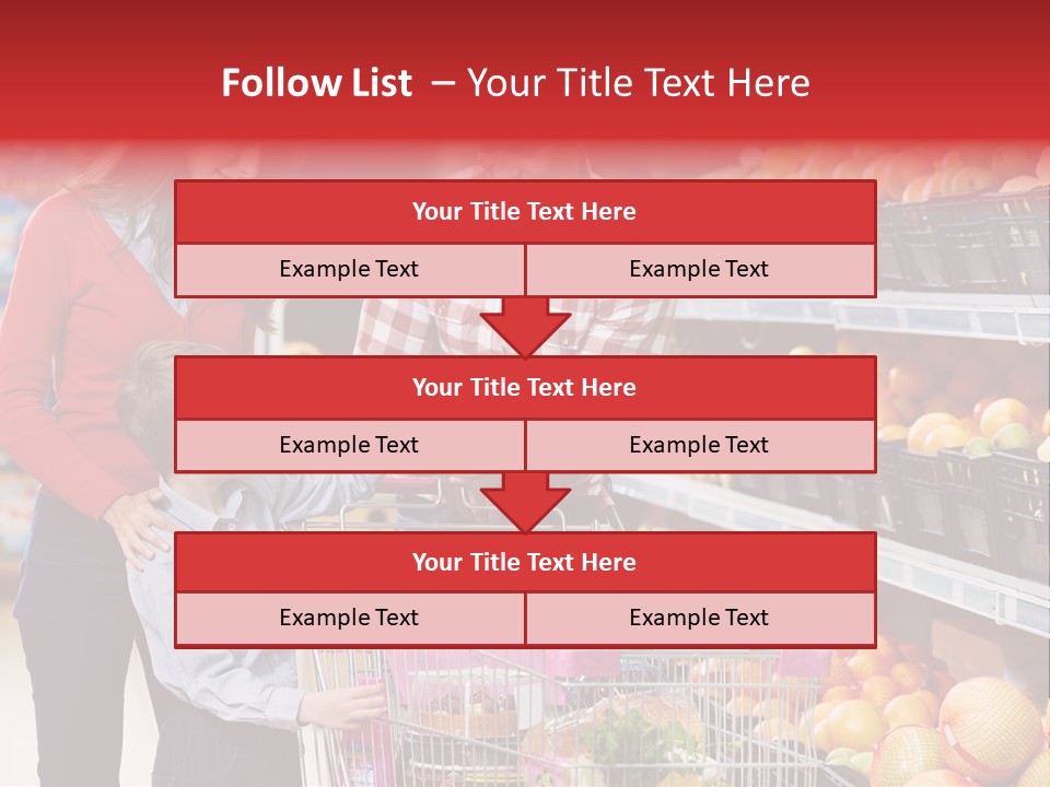 Woman People Marketplace PowerPoint Template