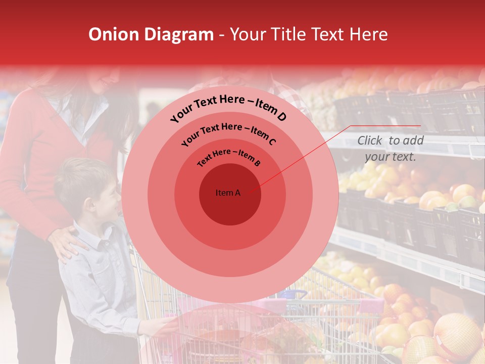 Woman People Marketplace PowerPoint Template