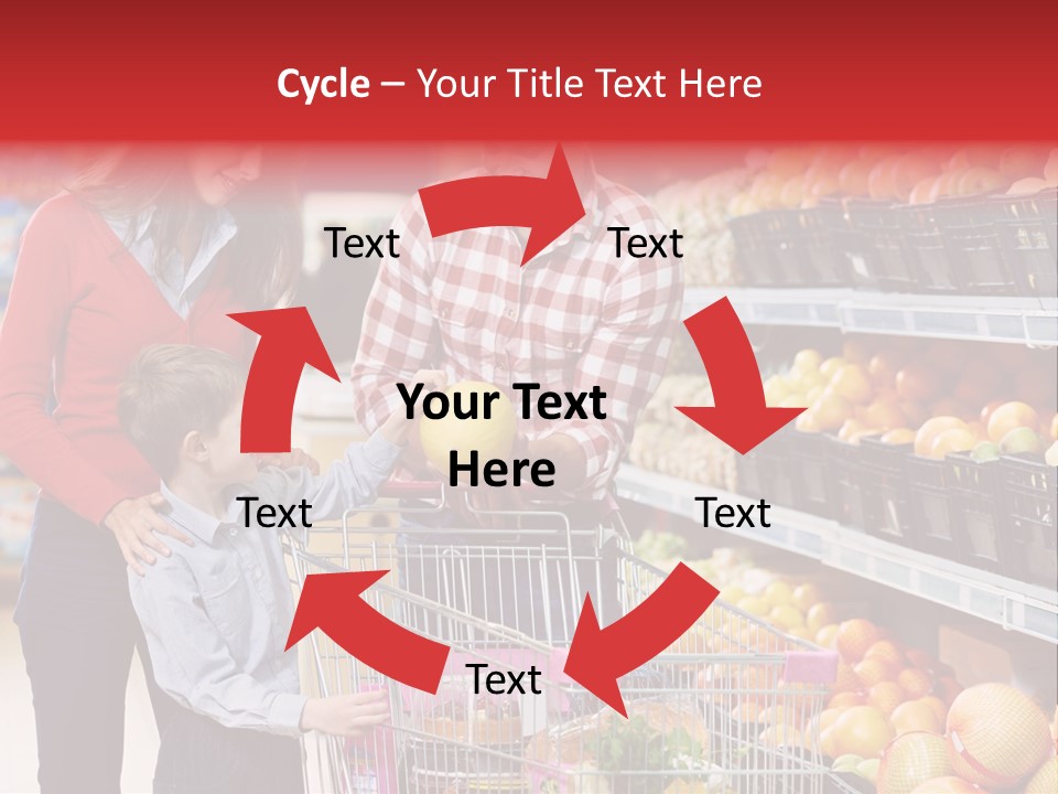 Woman People Marketplace PowerPoint Template