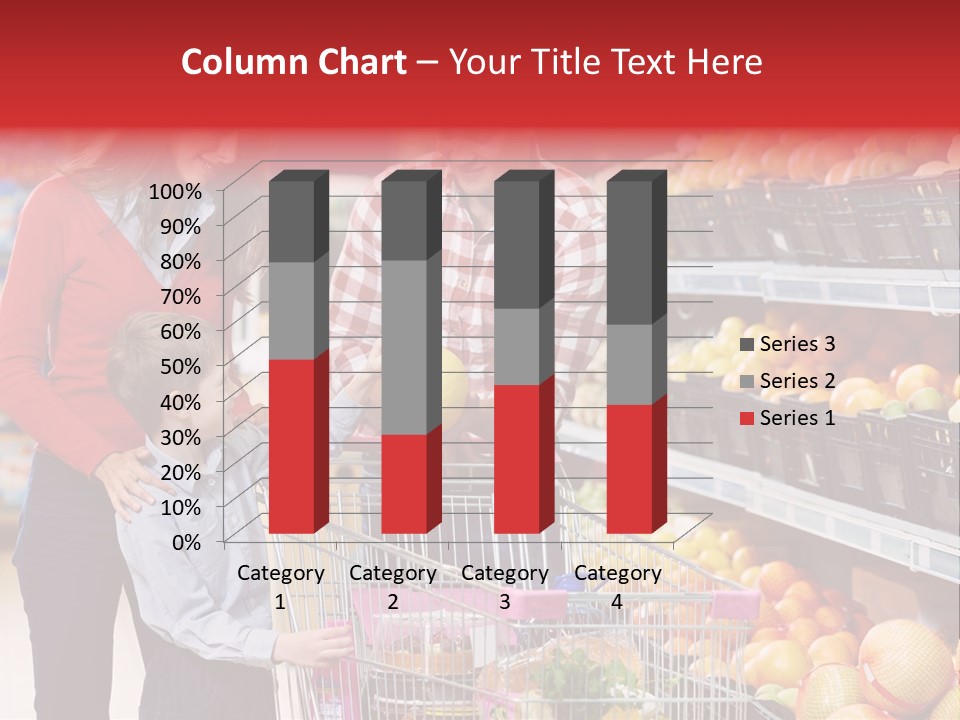 Woman People Marketplace PowerPoint Template