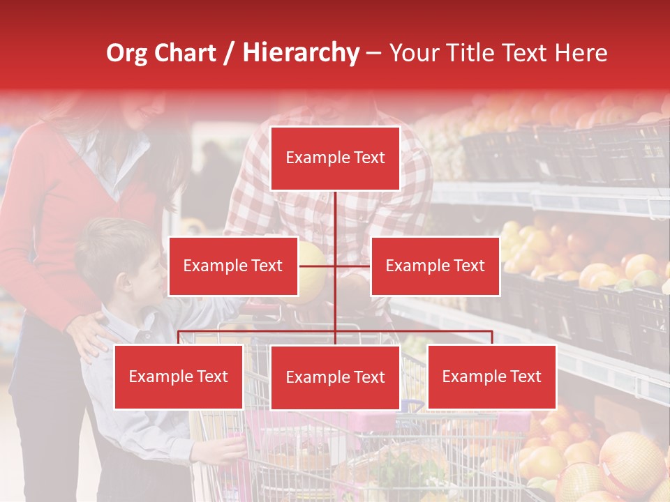 Woman People Marketplace PowerPoint Template