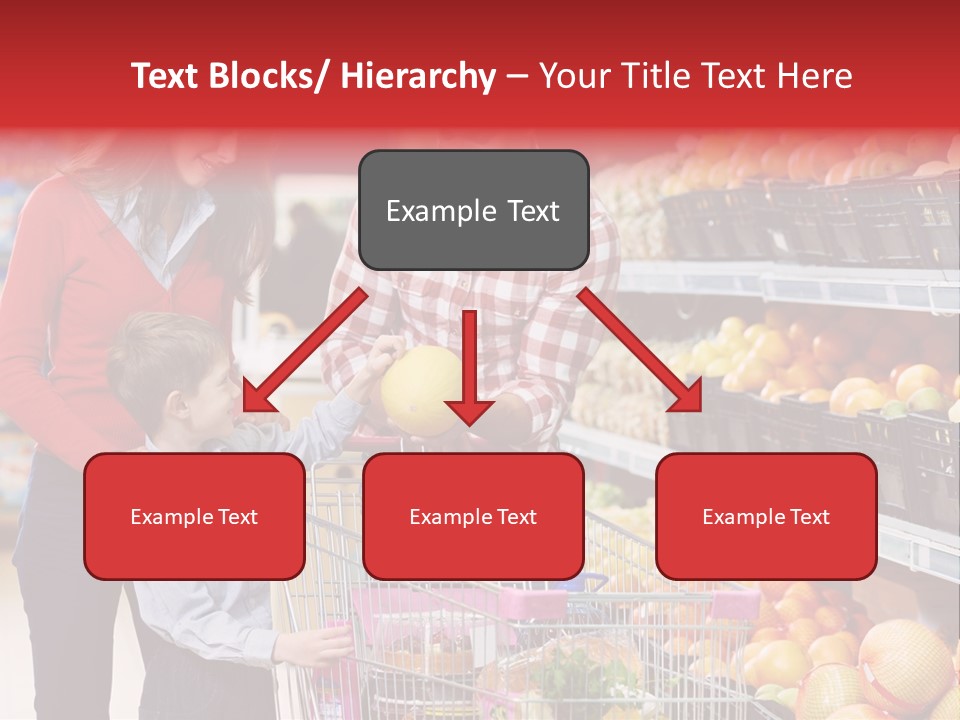 Woman People Marketplace PowerPoint Template