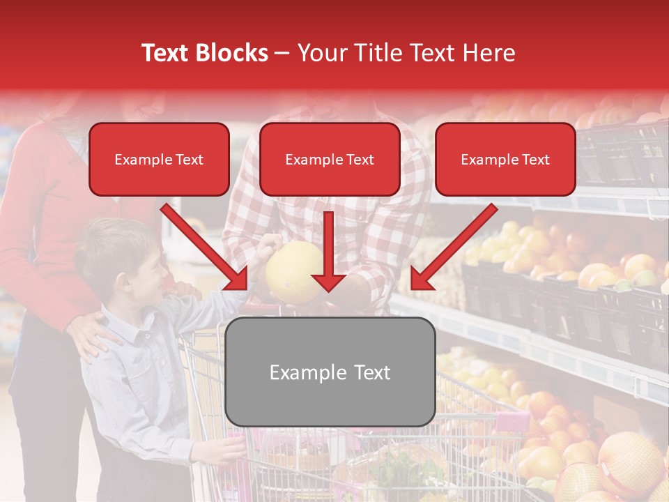 Woman People Marketplace PowerPoint Template