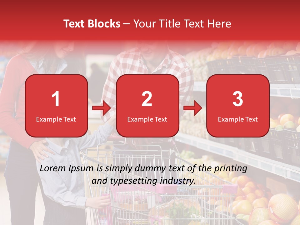 Woman People Marketplace PowerPoint Template