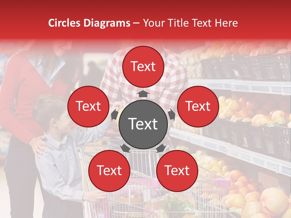 Woman People Marketplace PowerPoint Template