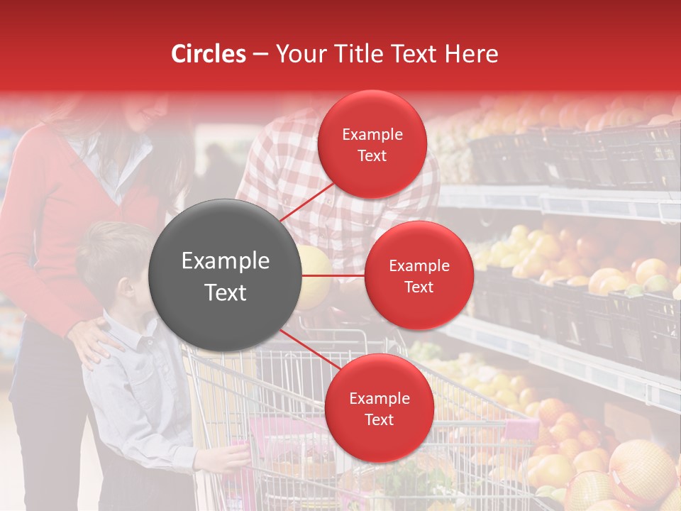 Woman People Marketplace PowerPoint Template