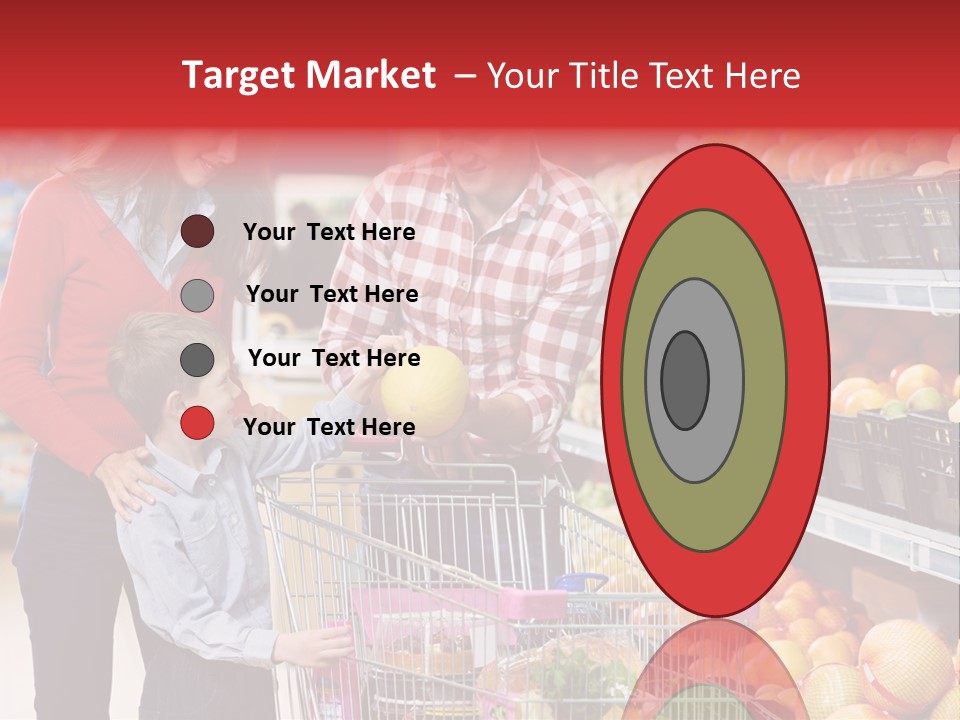 Woman People Marketplace PowerPoint Template