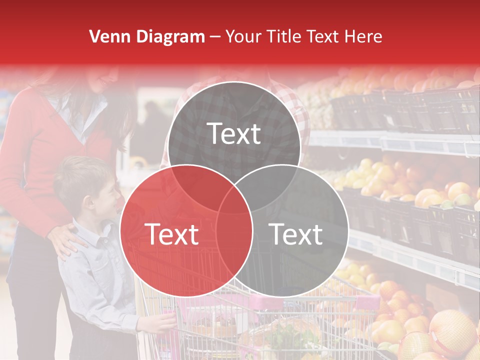 Woman People Marketplace PowerPoint Template