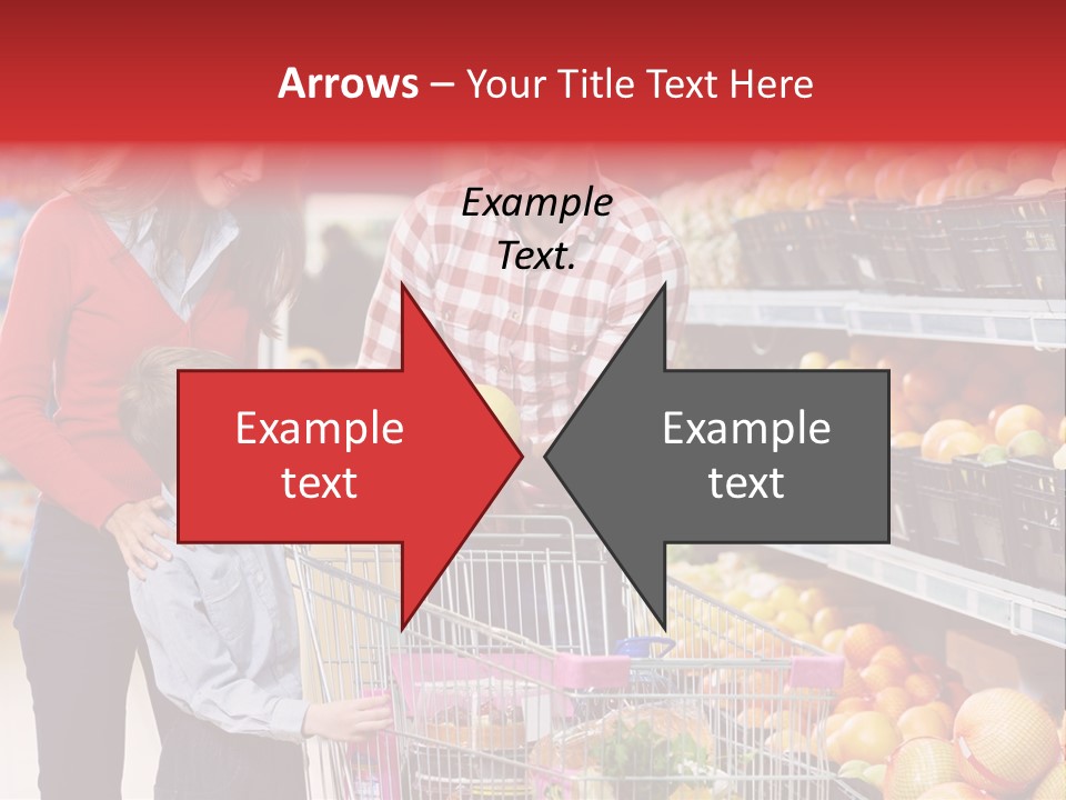 Woman People Marketplace PowerPoint Template