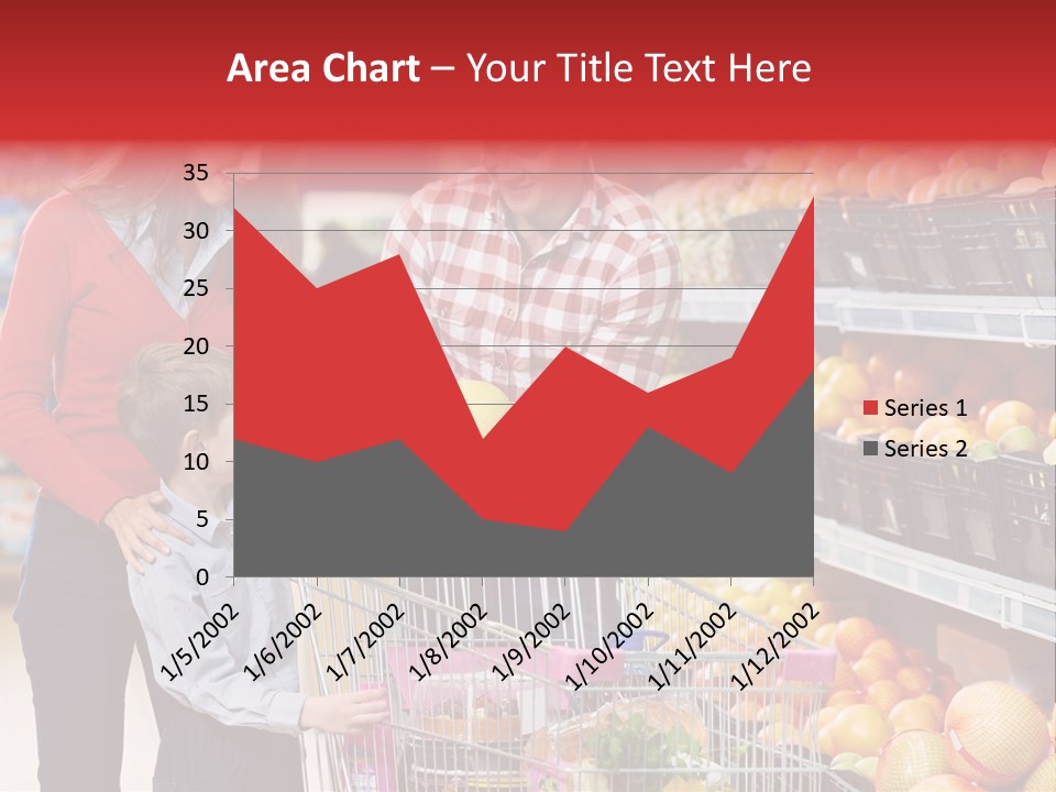 Woman People Marketplace PowerPoint Template