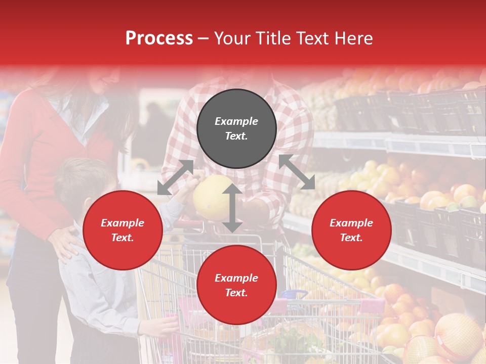 Woman People Marketplace PowerPoint Template