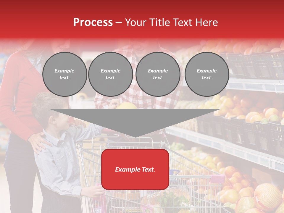 Woman People Marketplace PowerPoint Template