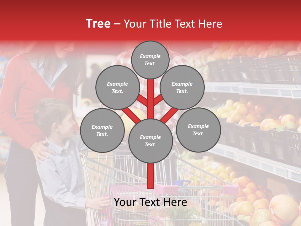 Woman People Marketplace PowerPoint Template