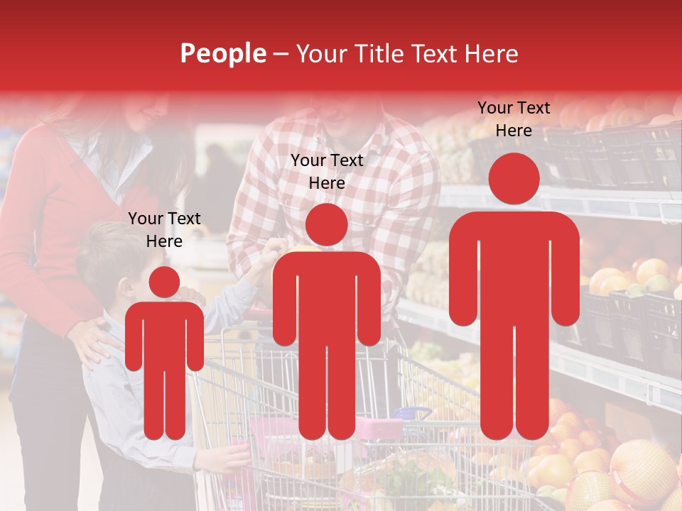 Woman People Marketplace PowerPoint Template