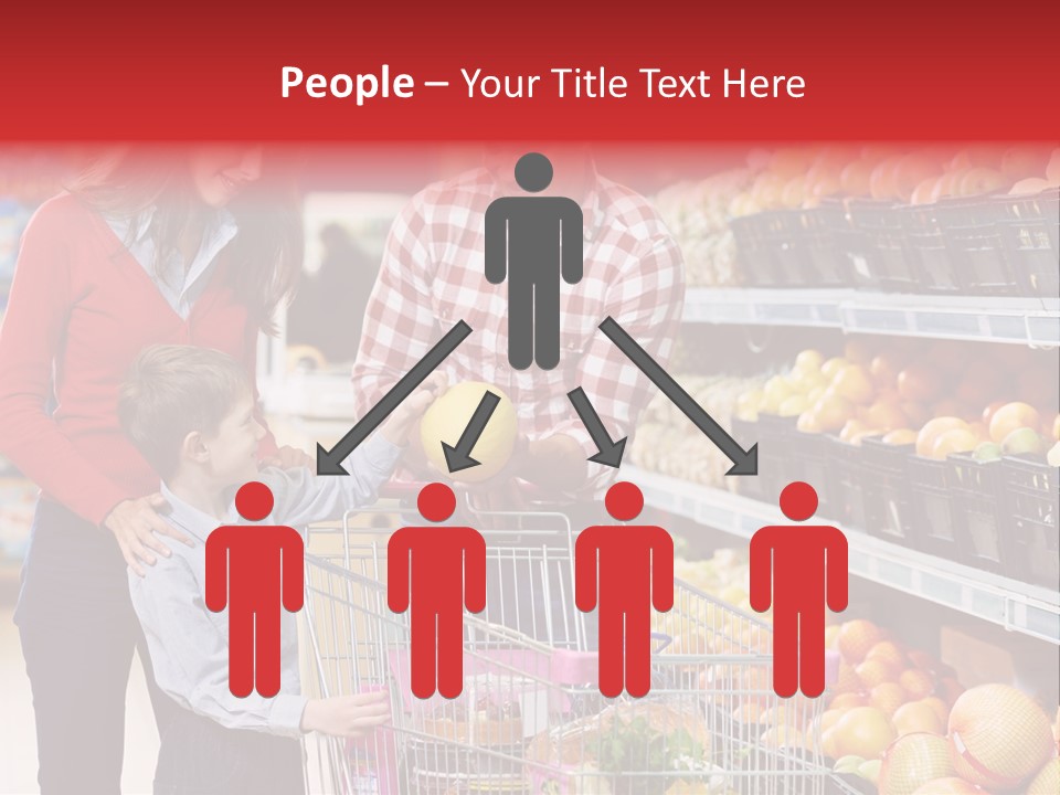 Woman People Marketplace PowerPoint Template