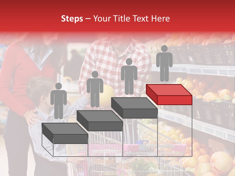 Woman People Marketplace PowerPoint Template