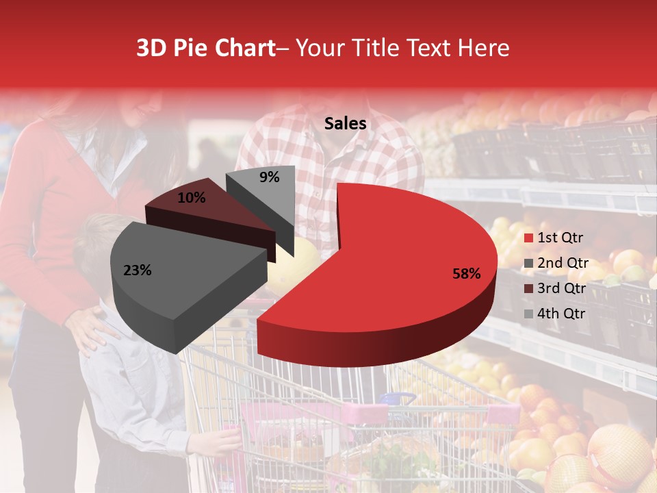 Woman People Marketplace PowerPoint Template
