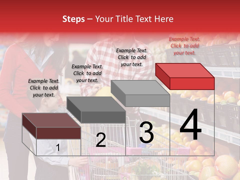 Woman People Marketplace PowerPoint Template