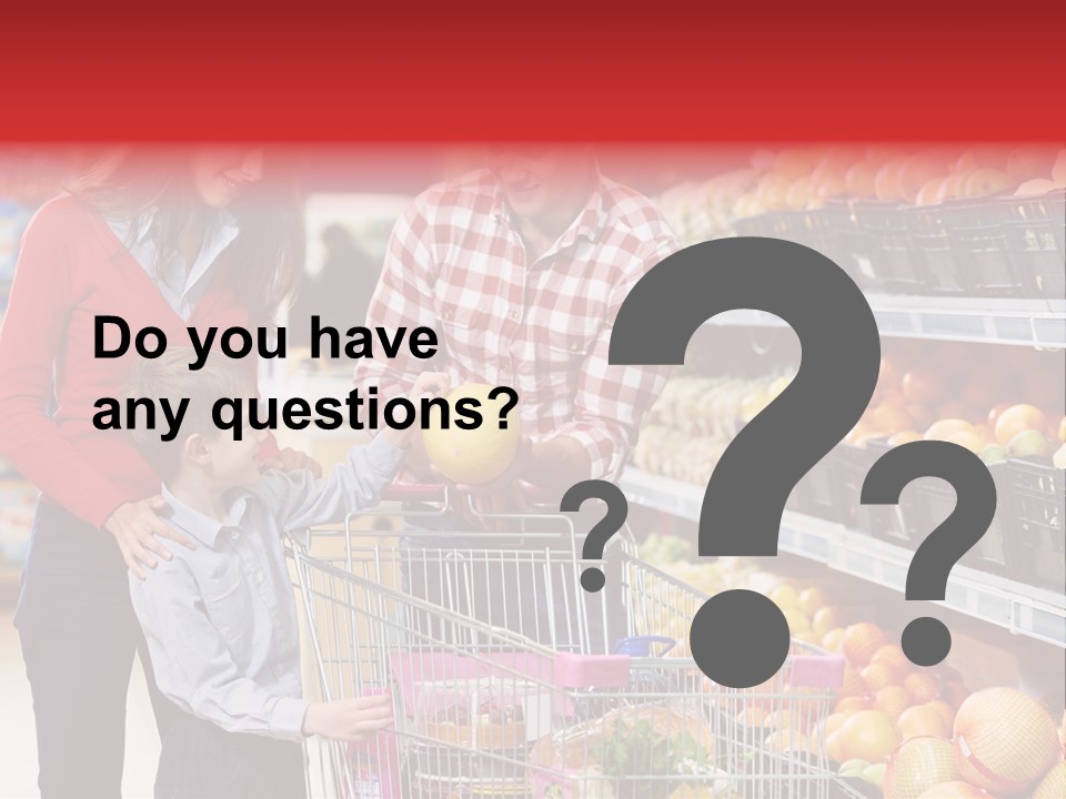 Woman People Marketplace PowerPoint Template