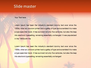 Backgrounds Over Starry PowerPoint Template