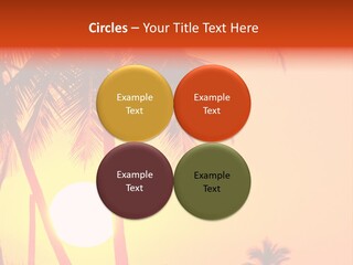 Backgrounds Over Starry PowerPoint Template