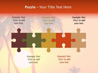 Backgrounds Over Starry PowerPoint Template