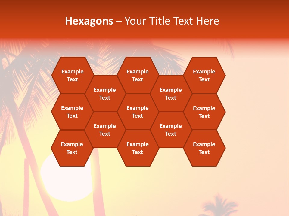 Backgrounds Over Starry PowerPoint Template