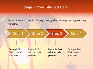 Backgrounds Over Starry PowerPoint Template