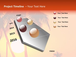 Backgrounds Over Starry PowerPoint Template