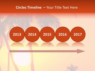 Backgrounds Over Starry PowerPoint Template