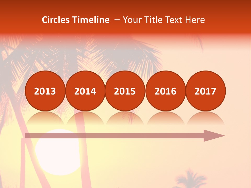 Backgrounds Over Starry PowerPoint Template