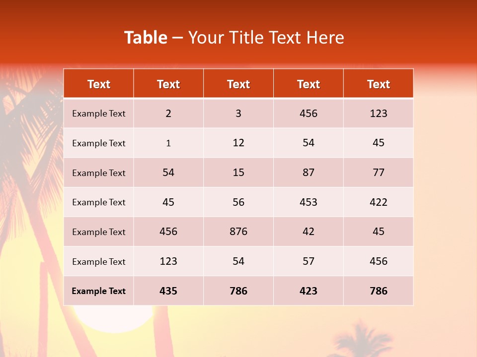 Backgrounds Over Starry PowerPoint Template