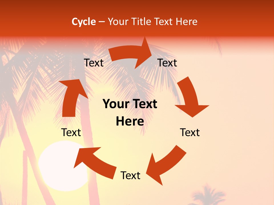 Backgrounds Over Starry PowerPoint Template