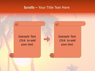Backgrounds Over Starry PowerPoint Template