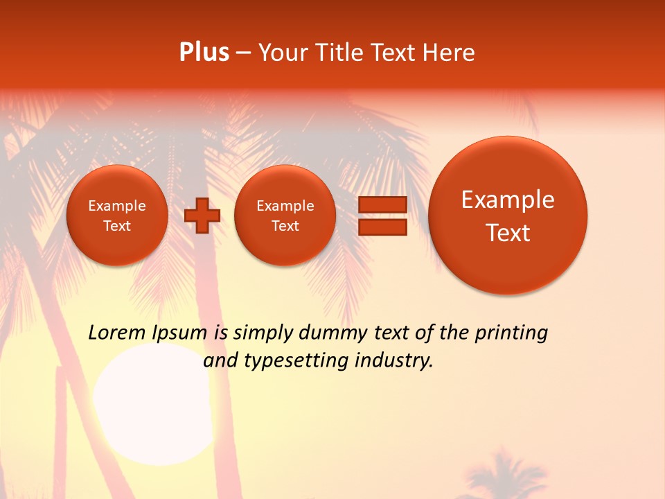 Backgrounds Over Starry PowerPoint Template