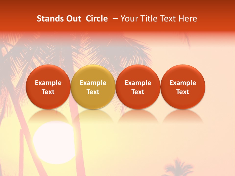 Backgrounds Over Starry PowerPoint Template